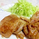 しょうが焼き風豚炒め